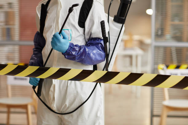 Professional Hoarding Cleanup technician working in Zarephath, NJ